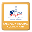 American Culinary Federation, Inc. Exemplary Program Accreditation Badge - Culinary Arts